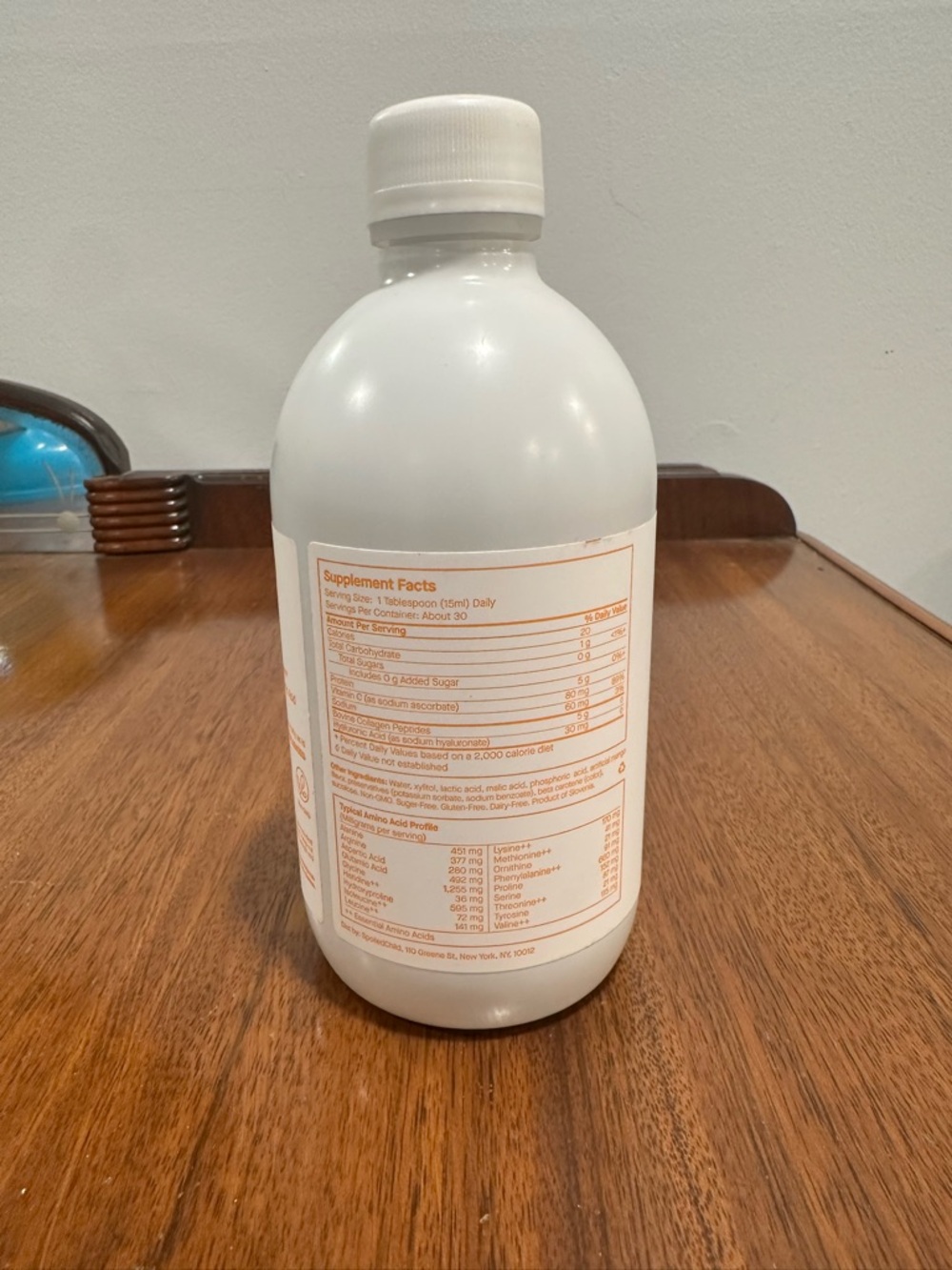 SpoiledChild E27 Liquid Collagen Mango 15.2oz Extra Strength Sealed - Picture 4 of 5